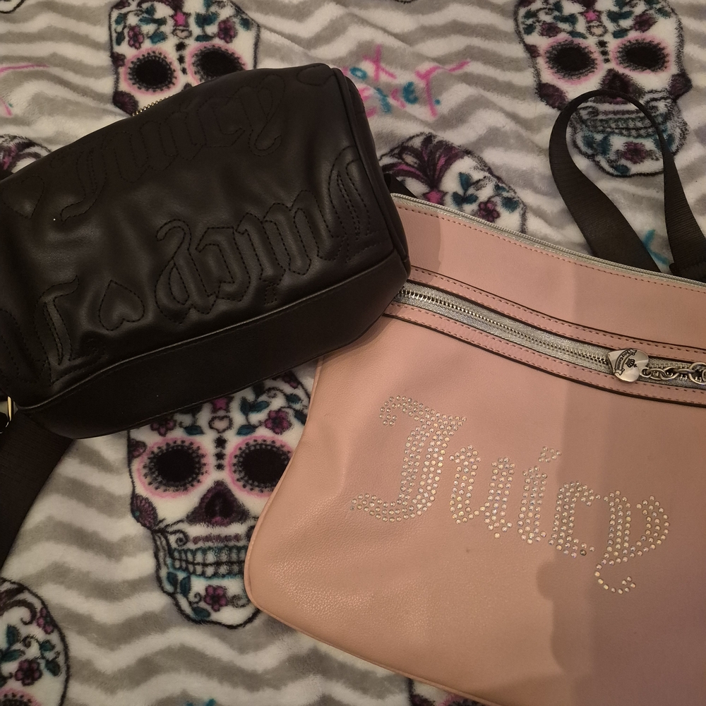 Juicy Couture Women's Pink Logo Crossbody Bag